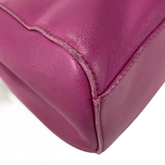 FENDI Peekaboo Iconic Small Pink Leather - Handbag - Picture 8 of 16